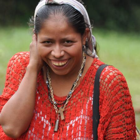 Woman from a Mayan village. Alta Verapaz region, Guatemala.